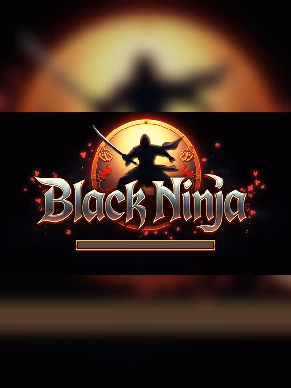 Black Ninja Slot — Ninja-Krieger in nächtlicher Kulisse