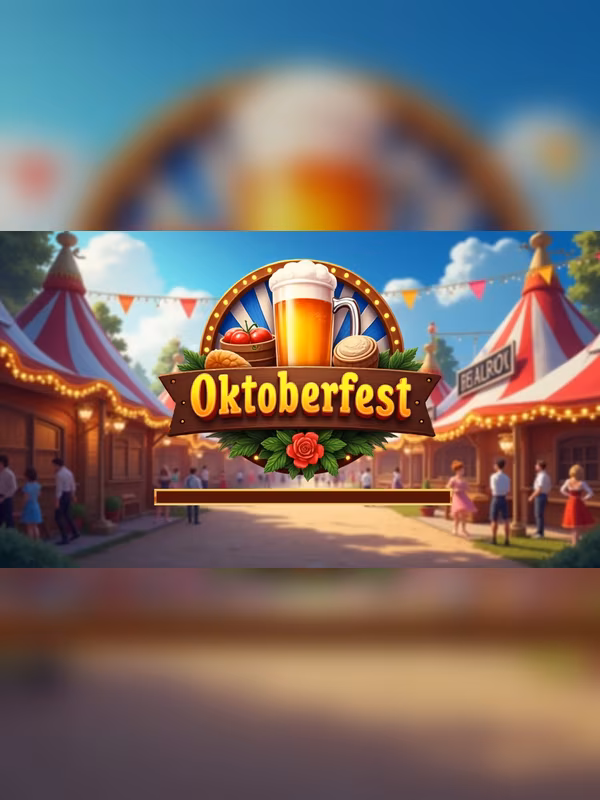 Oktoberfest Slot — Festzelt mit Brezeln und Lebkuchenherzen